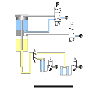 Switching cylinder of Pneumatic Booster 1