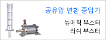 Pneumatic to hydraulic conversion device and its related equipment